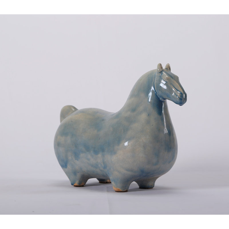 Figurine cheval trotteur