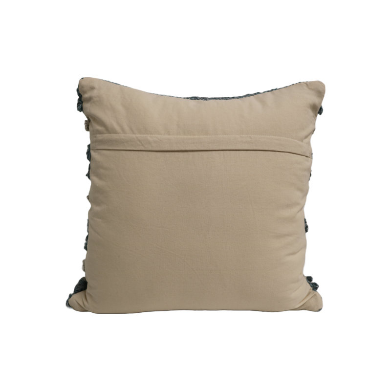 Abstract Wool Blend Throw Pillow