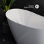 Baignoire autoportante double Ivy 60 po