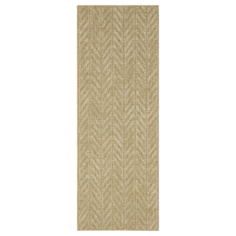 7 Ft. 10 In. X 3 Earth Collection Area Rug, Jute/White Design, Polypropylene, Stain , , And Pet Option Style, Choice
