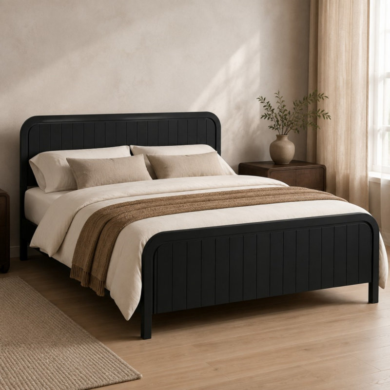 Cadre de grand lit, Black