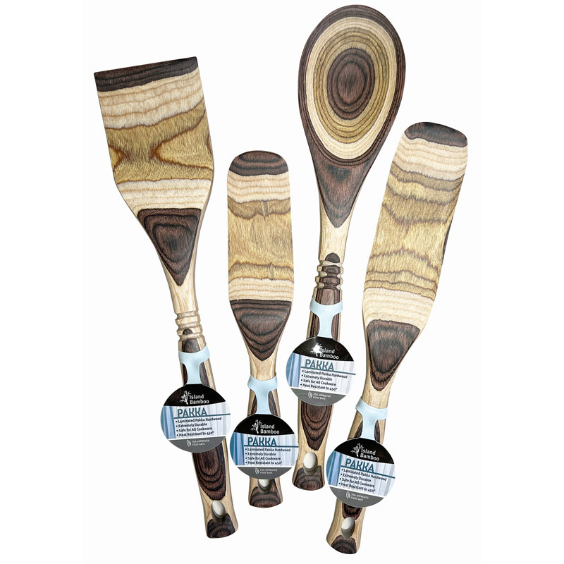 Island Bamboo 4 Utensil Set