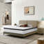 Matelas de 12 pouces dans une boîte - avec mousse à mémoire de forme froide, housse 100, bord solide, fermeté moyenne, pour le confort de tous les utilisateurs