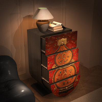 Armoire d'entrée Mid-Century