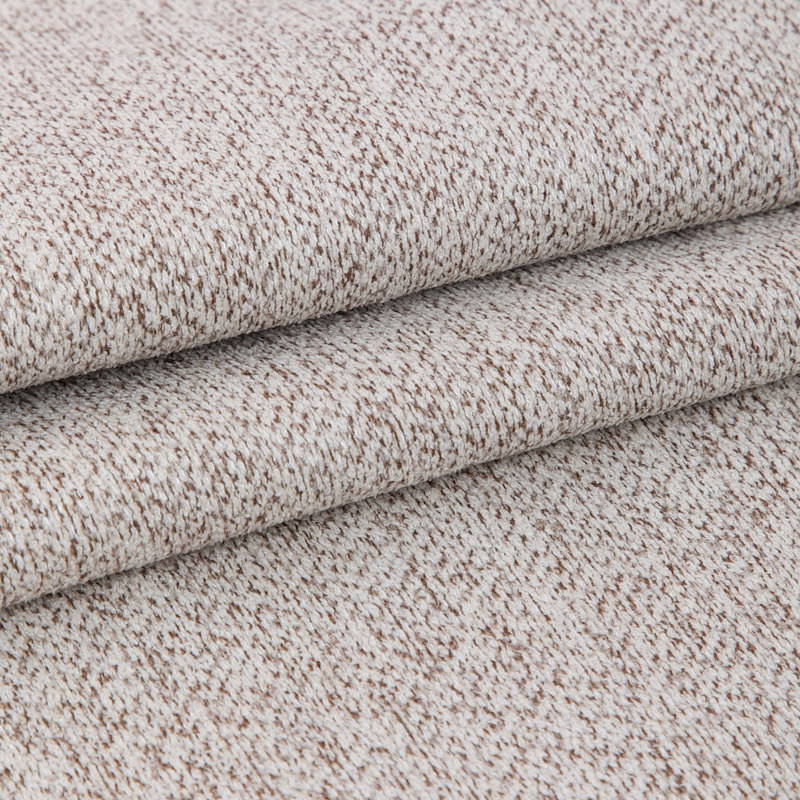 Chaises de salle à manger rembourrées Cindina, 6 pièces, Lin beige / bois naturel