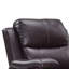 Fauteuil inclinable manuel en cuir végétalien moderne large de 37 po avec porte-gobelet Westwick-160951553