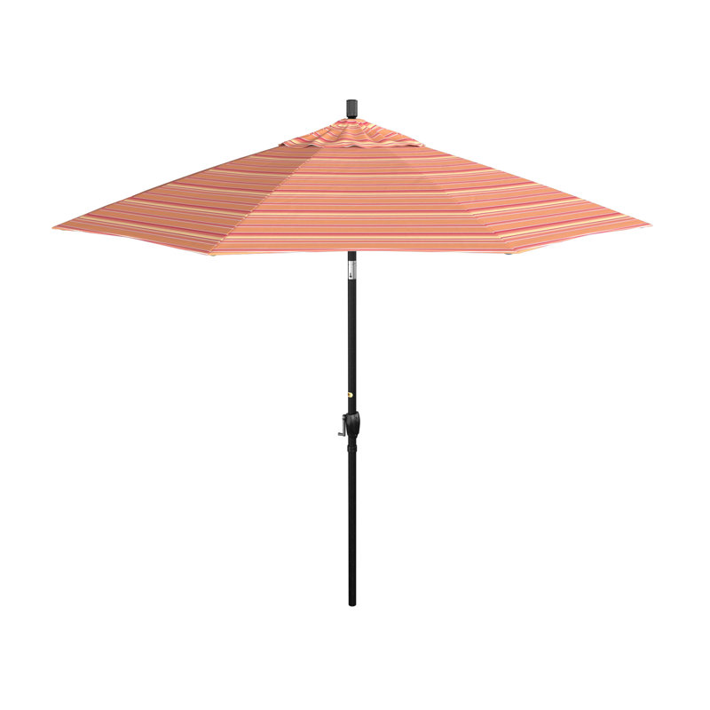 Parasol de patio en tissu Nikela de 108 po avec Sunbrella® et plus Nikela, 102" H x 108" W x 108" D, Sunbrella® rosé Gateway