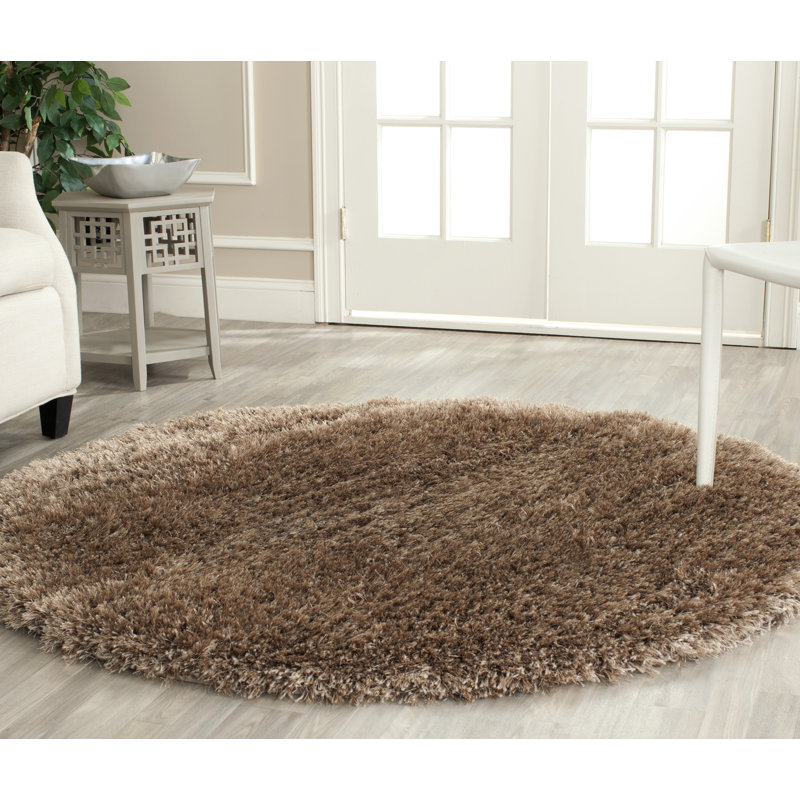 Tapis brun Assar, Rond 5 pi 3 po