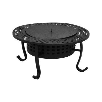 Round Iron Charcoal Smokeless Fire Pit