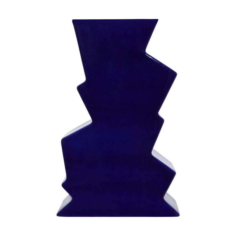 Viso Jazz Porcelain Vase 0202, Navy