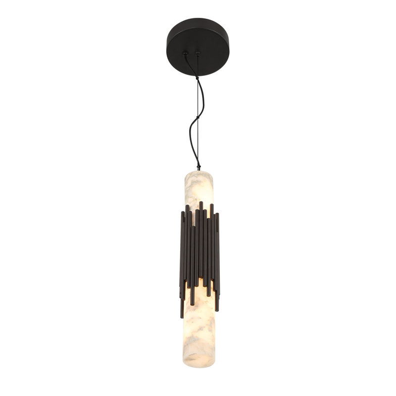 Venna, suspension, 17 po, bronze urbain, albâtre, Bronze urbain