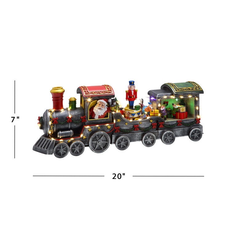 20" Animated Christmas Train
