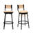 Set of 2 Bar Height Bar Stools-280161559