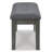 Frisby Polyester Upholstered Bench