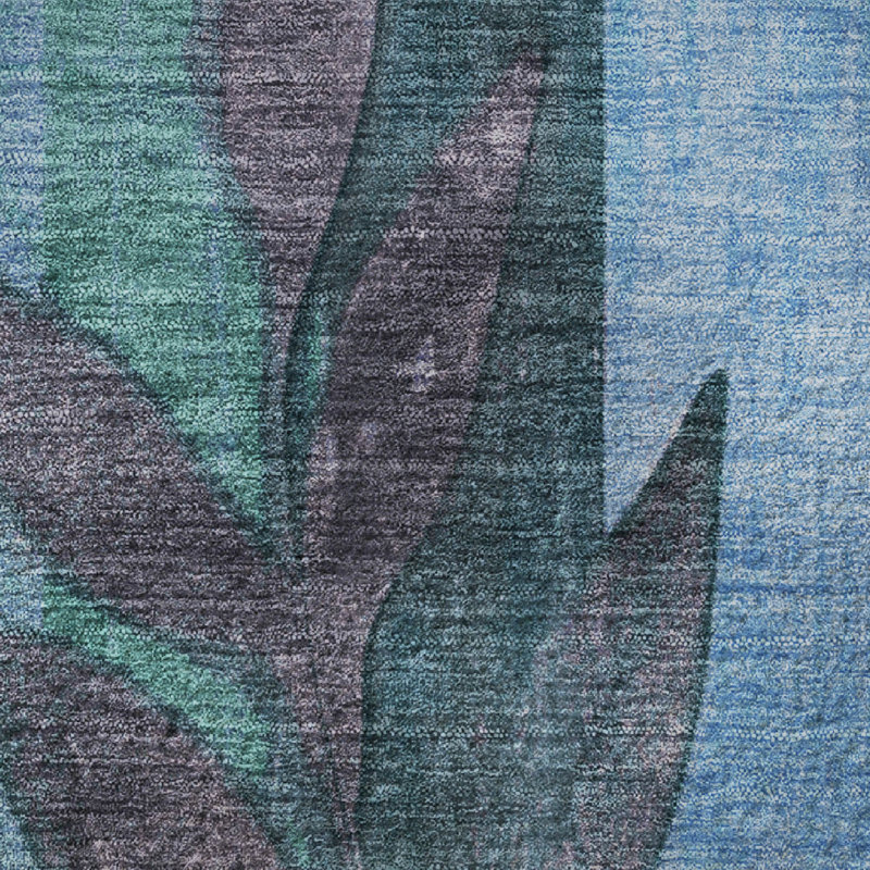 Premium Machine Washable Mayfield AMF1871 Floral Rug, Rectangle 3' x 5'