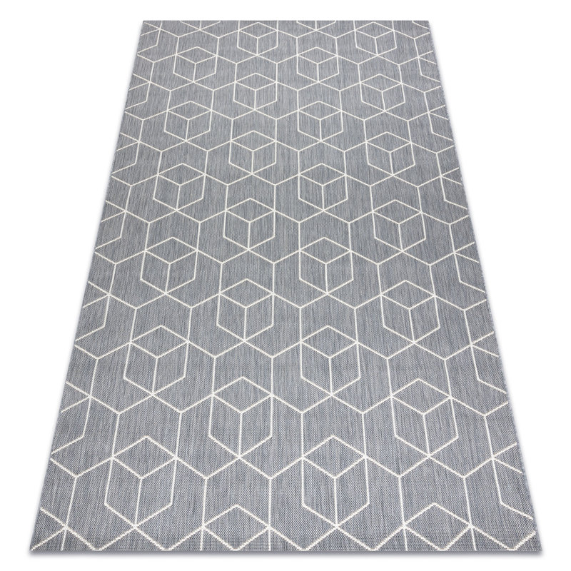 Tuleta Geometric Indoor / Outdoor Area Rug, Rectangle 140 x 200cm