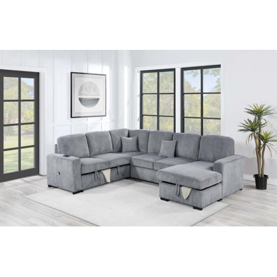 Canapé modulaire convertible 4 pièces Wilfrid