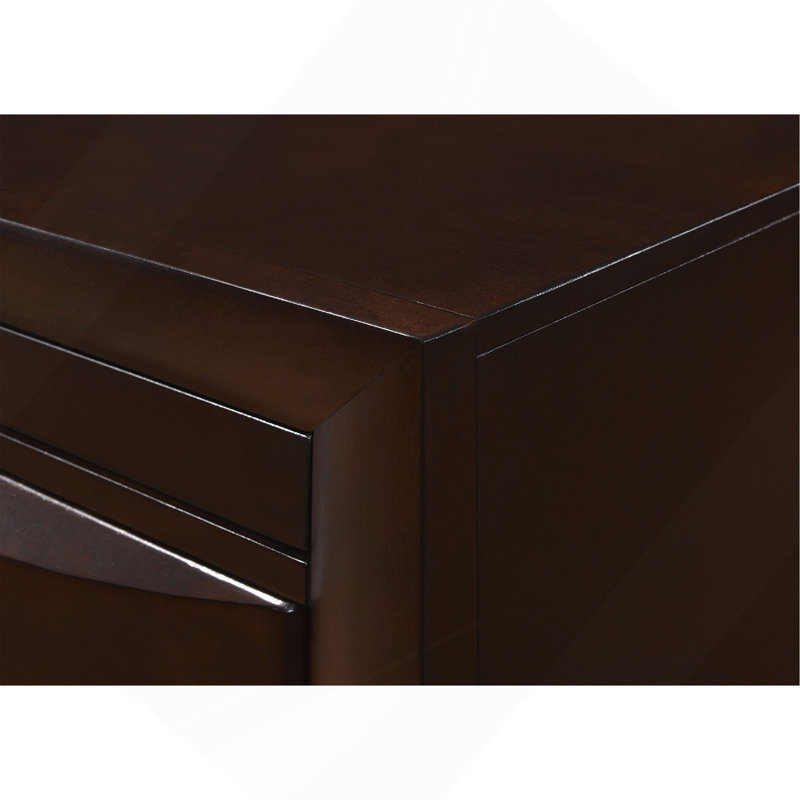 Mobilier de chambre en bois massif en bois massif 1Pc, Brun