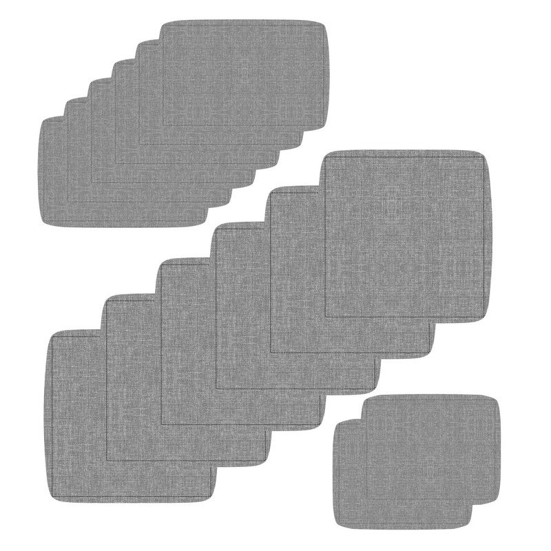 14-Piece Outdoor Seating Group Cushion Cover, Only Covers, Light Gray