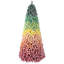 Arbre de Noël artificiel avec finition floquée, conception à charnières, support robuste et conseils abondants pour la décoration des Fêtes-1244129484