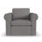 Lockheart 32" Accent Chair Roll Arm Smoke-126756028