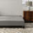 Full Upholstered Bed Frame Foundation In Black And Gray, Built For Standard Mattress Configurations, Simple Setup, High Weight Limit Gray Size Frame, A Mattresses, Offers Solid Support, Convenient-1958557380