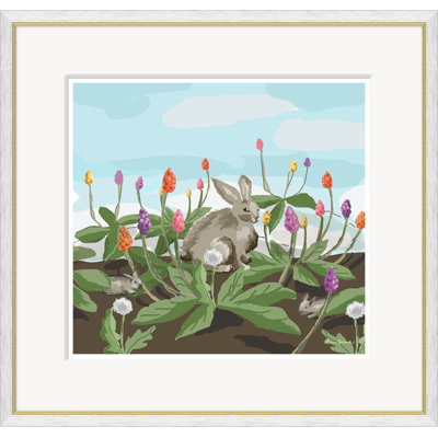 Rabbit Patch I Print by Dana Gibson