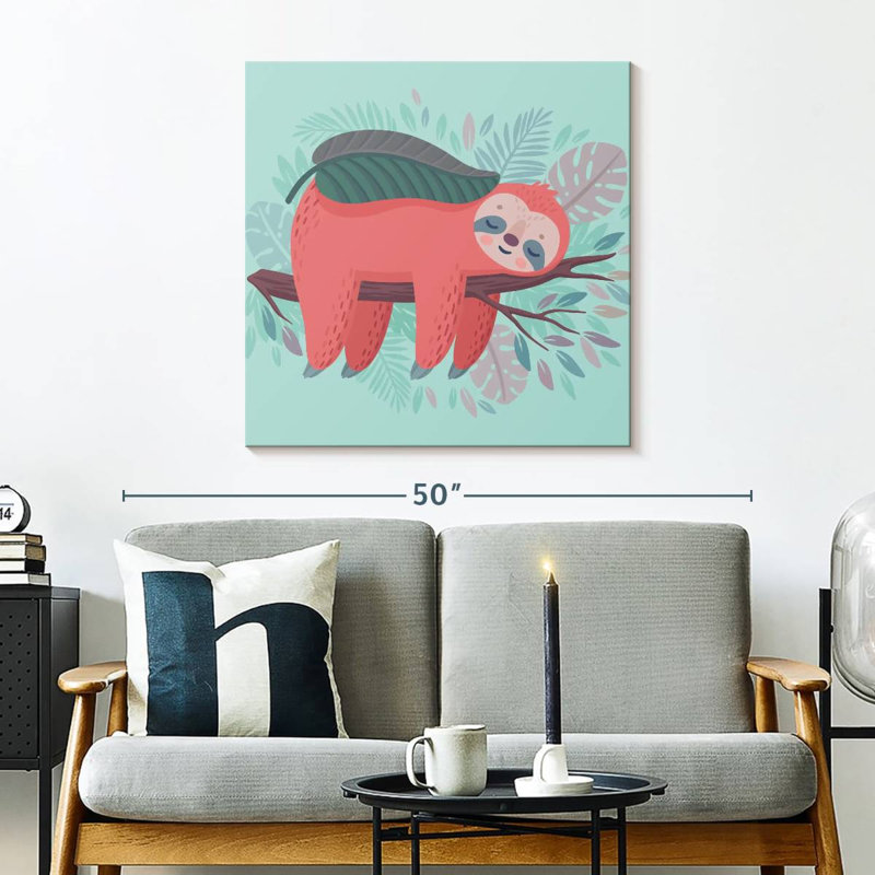 Crowle Sleepy Sloth, 30" H x 30" W