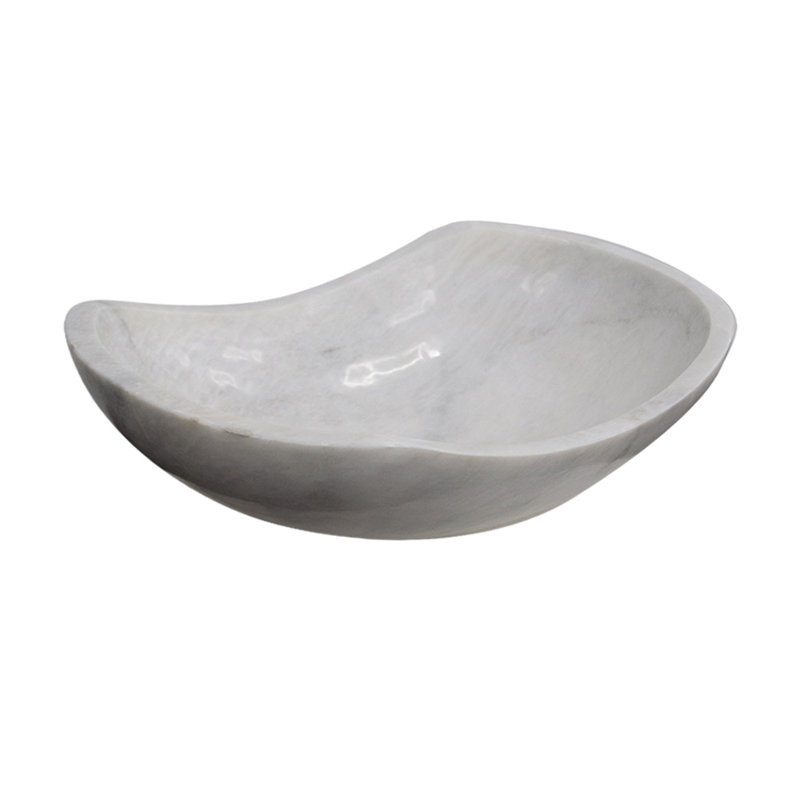 19" Badal Gray Oval marble Sink