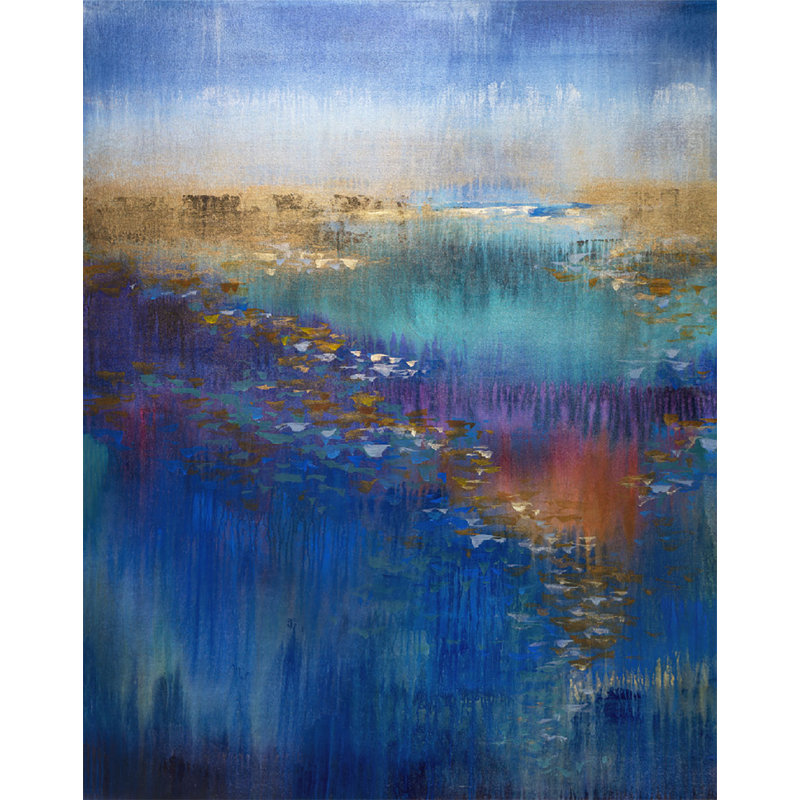 Jeweled Sunlight Print by Jennifer Hollack Raboin, Stretched Canvas, 60" H x 48" W x 2" D