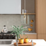 Luminaire suspendu cylindrique à DEL 1 lumière