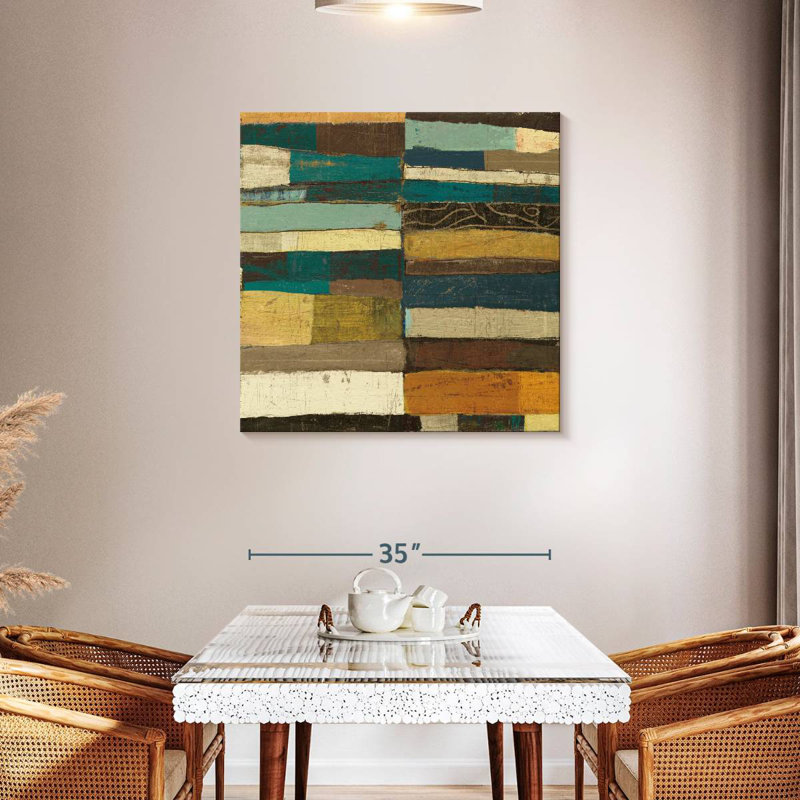 Eileen II Blue, 36" H x 36" W