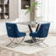 Chaise d'appoint rembourrée en velours Elian-293064311