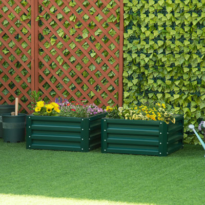 Steel Outdoor Raised Garden Bed