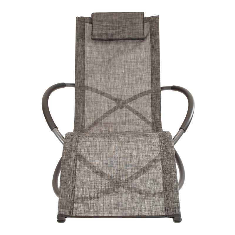 Aayana Outdoor Chair, Black/Gray