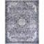Nourison Washables Power Loom Cotton Floral Area Rug in Grey-1641696716