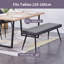 Depuy 130cm Faux Leather Upholstered Bench with Metal Legs-1016463596