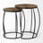 Pinero Solid Wood Top Nesting Tables