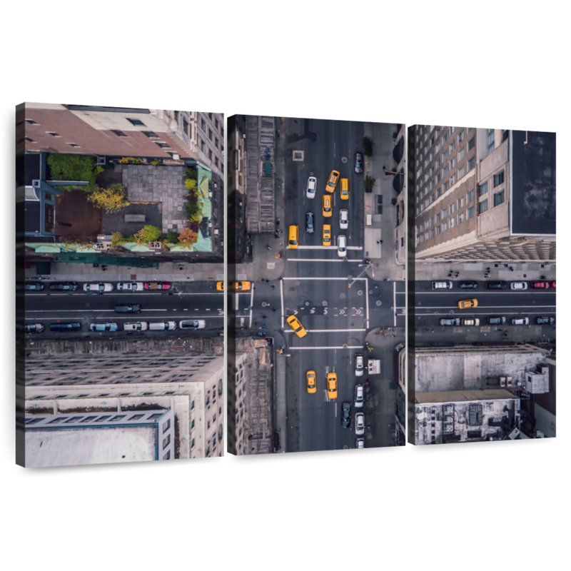 Vue aérienne de la 5e Avenue Sireci, H 20 po x l 33 po