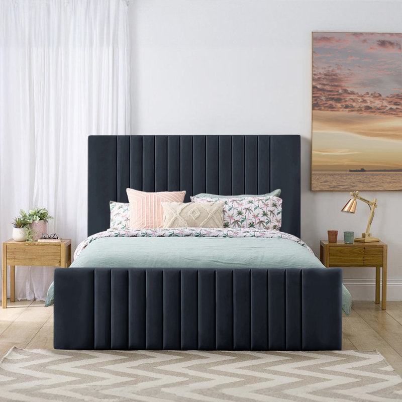 Gagliano Storage Bed, Steel, Kingsize (5')