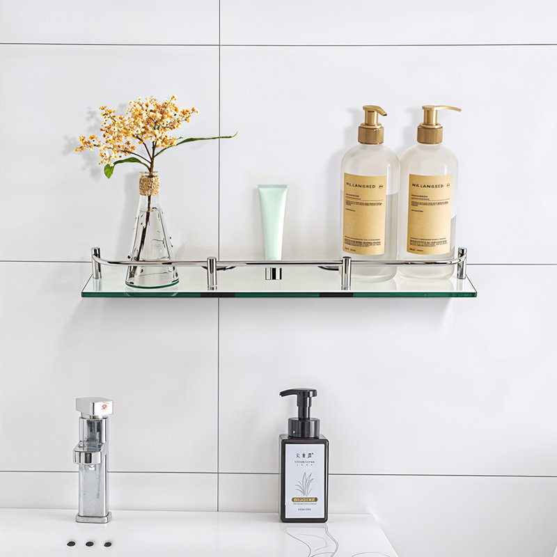 Pitcock Glass Floating Shelf