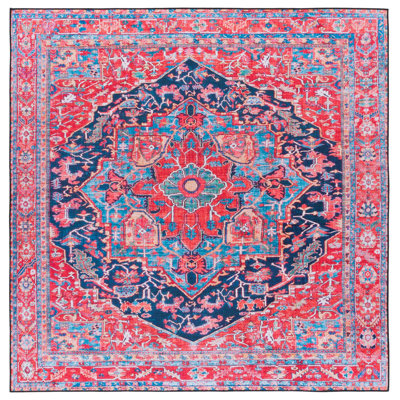Tapis oriental bleu marine / rouge Iorgo