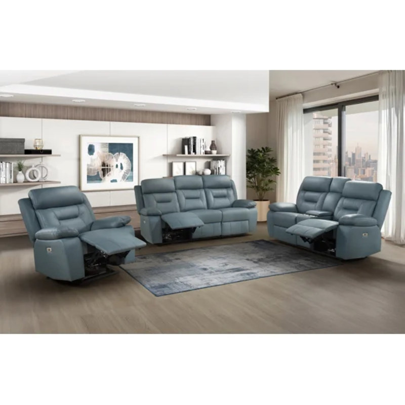 Configurable Living Room Set, Blue