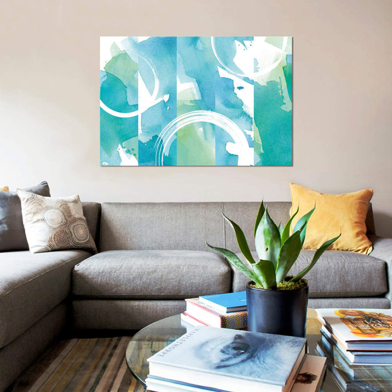 « côtier sensation i », impression sur toile, H 12 po x l 18 po x P 1,5 po, Toile tendue, Pas de tapis