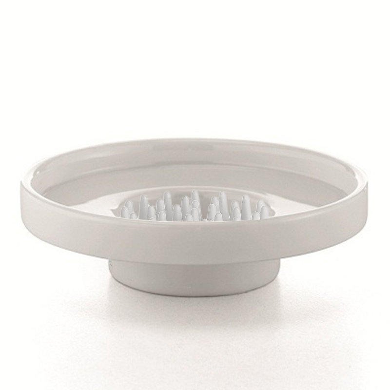 Plat à savon saon Complements, Blanc / Blanc