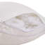 White Rectangular Backrest Cushion Pad
