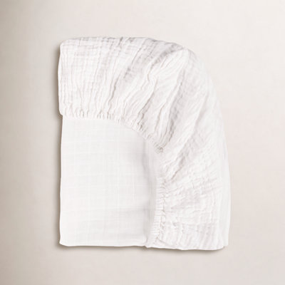 Plain White Bassinet Sheet