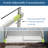 Ambrose 56-in to 60-in W x 76-in H Sliding Shower Door with Clear Tempered Glass and Brushed Nickel Hardware-130431780