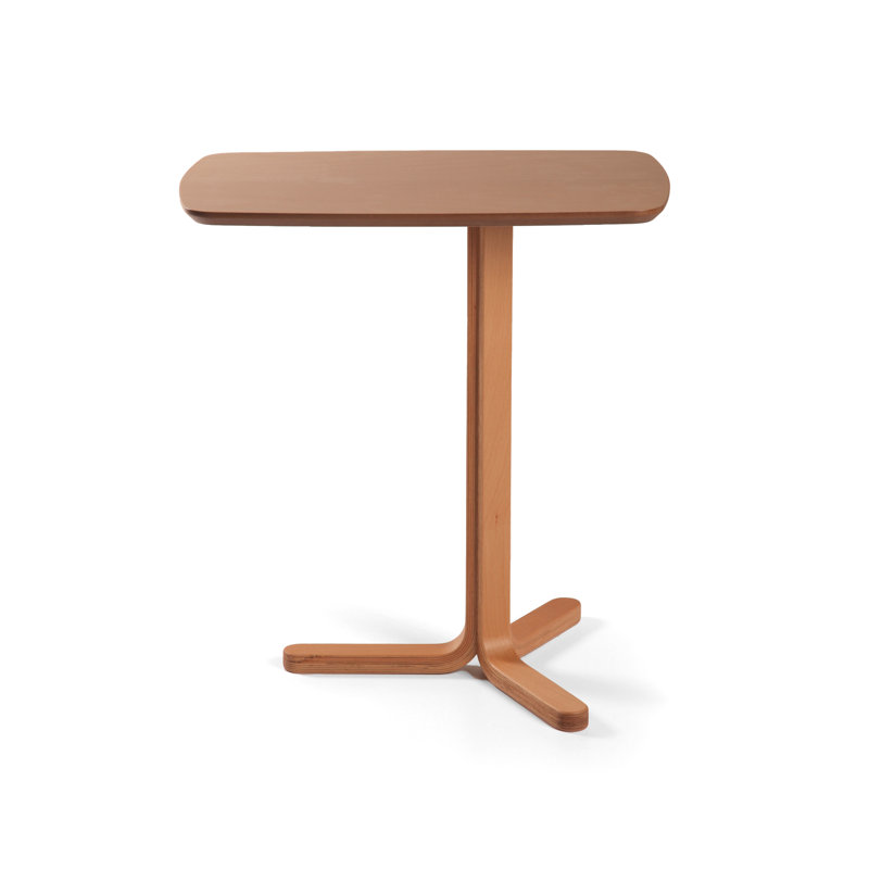 Yanki Solid Wood End Table, Natural