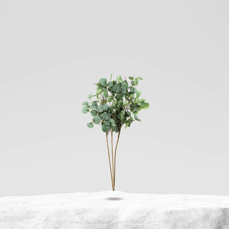 Ensemble de 3 branches d'eucalyptus artificiel